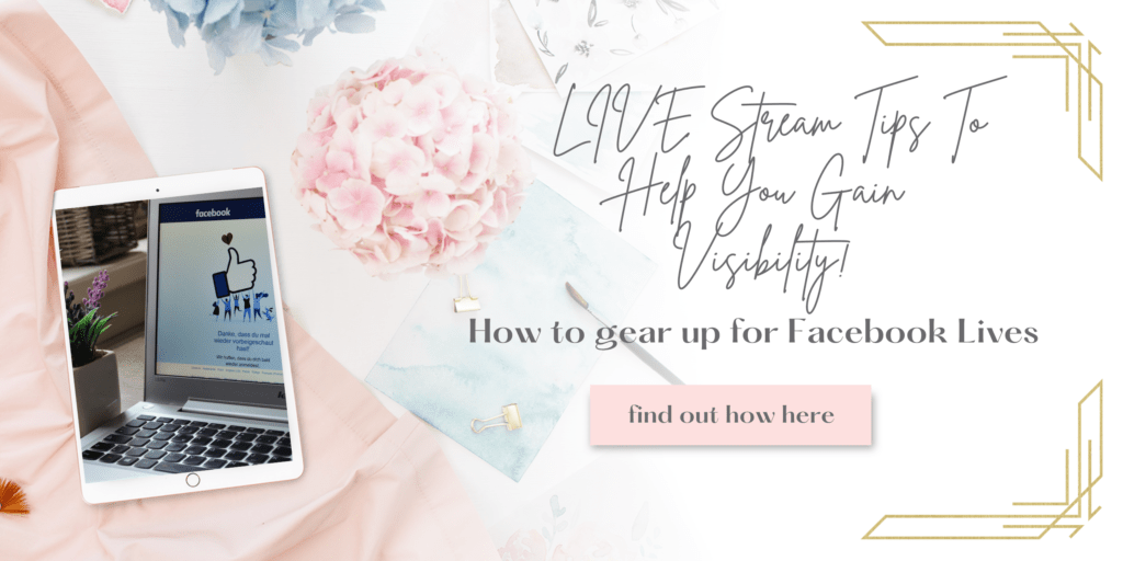 TIPS FOR DOING A FACEBOOK LIVE