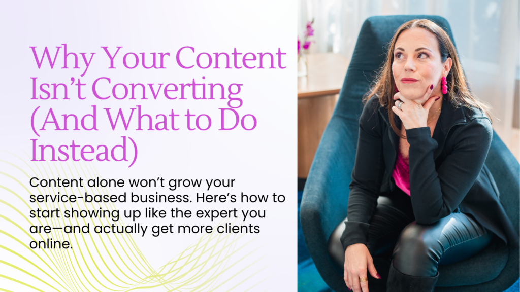 Why Your Content Isn’t Converting (And What to Do Instead) - Blog Article Featured Image - 01.27.2026