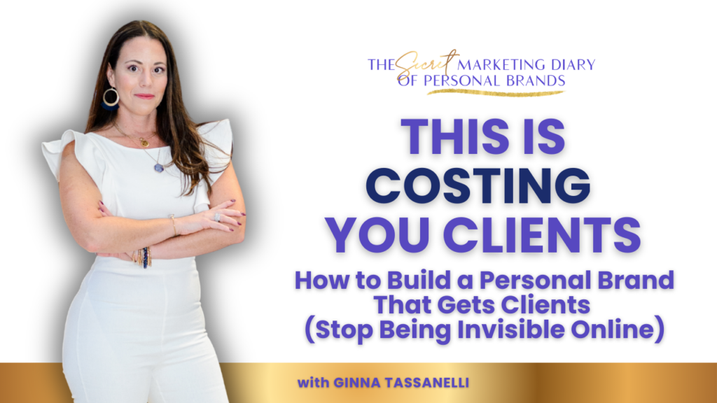 This is costing you clients. Learn why building a personal brand is a must to getting clients online.