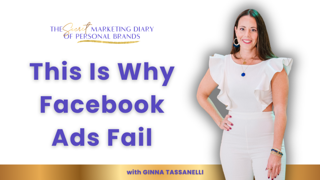 The Secret Marketing Diary of Personal Brands EP9 - This Is Why Facebook Ads Fail