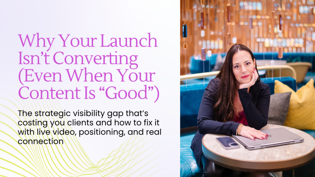 Why Your Launch Isn’t Converting (Even When Your Content Is “Good”) - Blog Article Featured Image - 03.24.2026