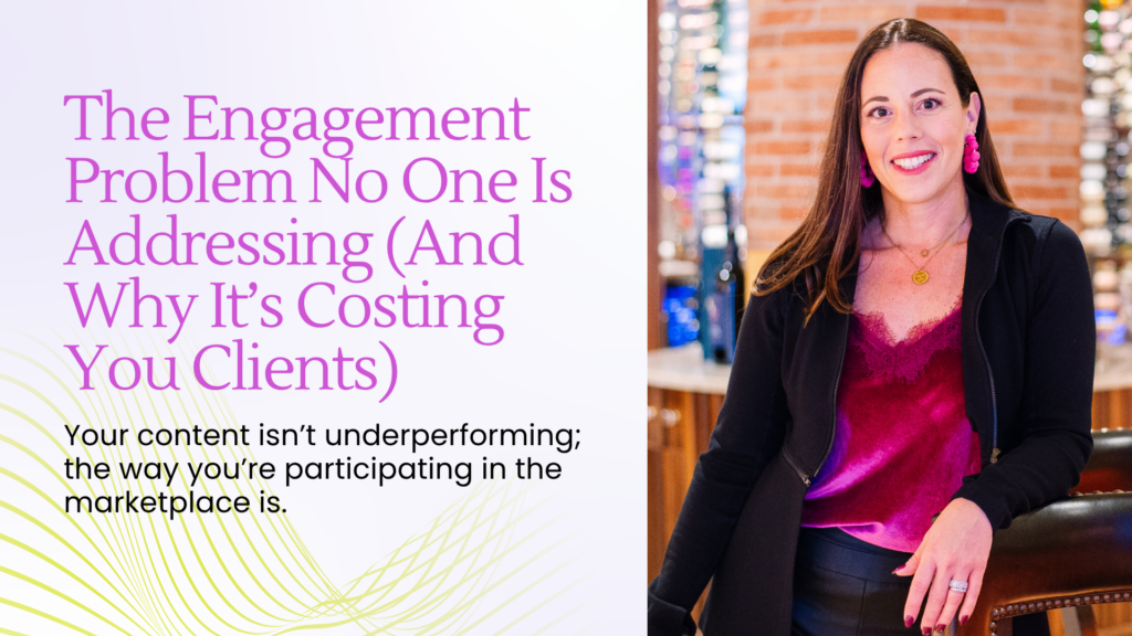 The Engagement Problem No One Is Addressing (And Why It’s Costing You Clients) - Blog Article Featured Image - 04.07.2026