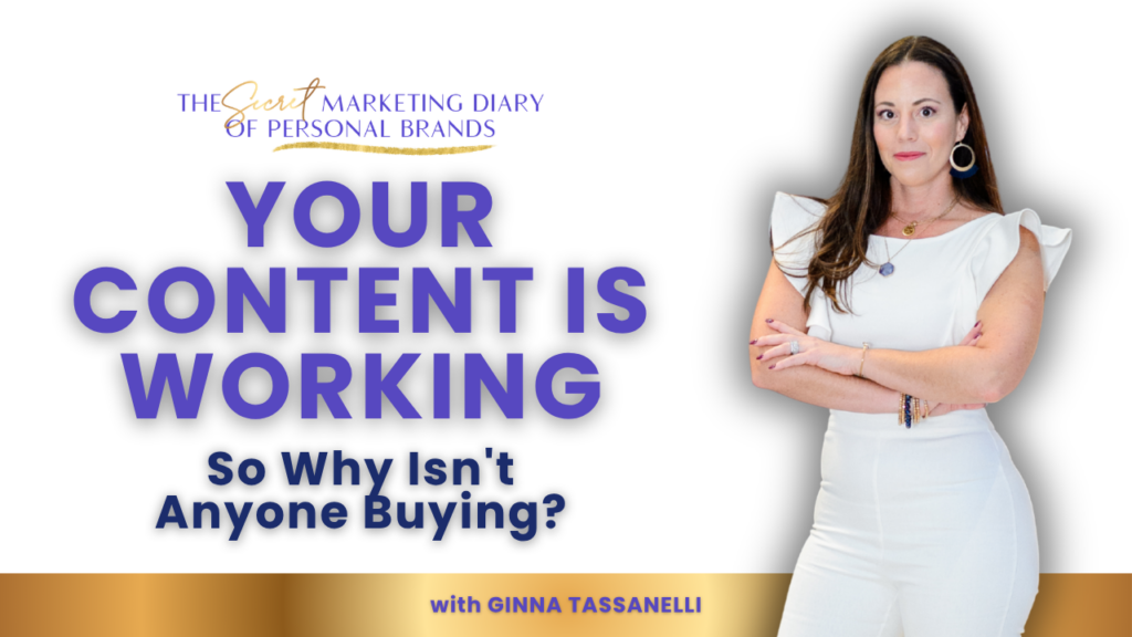 EP16 - The Secret Marketing Diary of Personal Brands Podcast with Ginna Tassanelli - For the CEO Who Is Done With More Content, More Posting, More Trends, and More Hacks — Here Is Your Client Acquisition Strategy - YouTube Thumbnail - 06.03.2026