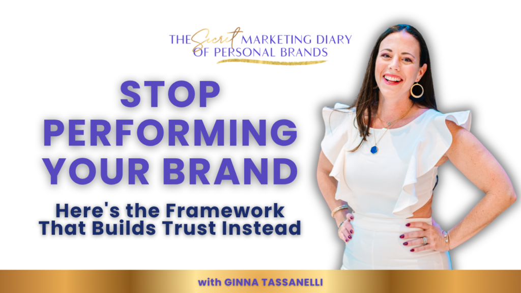 EP18 - The Secret Marketing Diary of Personal Brands Podcast with Ginna Tassanelli - What the Oprah Effect Teaches Us About Building a Trusted Personal Brand - YouTube Thumbnail - 07.01.2026