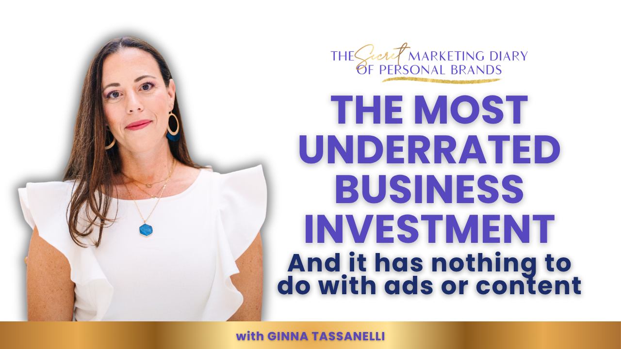 EP30 - The Secret Marketing Diary of Personal Brands Podcast with Ginna Tassanelli - How In-Person Events Accelerate Business Growth — What Happened When I Got in the Room - YouTube Thumbnail - 10.07.26